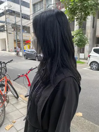 ロング カラー ヘアアレンジ 韓国好き🇰🇷 美容師MIKUのヘアスタイル