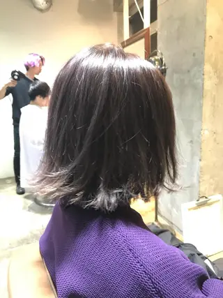 ショート カラー パーマ ヘアアレンジ メンズ キッズ ネイル マツエク・マツパ サロンドミルク 渋谷高比良のヘアスタイル