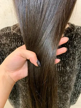 ロング カラー 前髪似合わせ | yukaのヘアスタイル