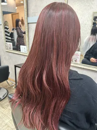 カラー 青柳 若奈のヘアスタイル