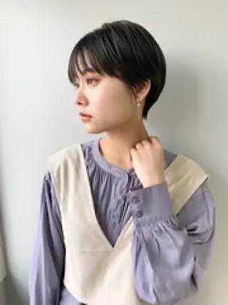 ショート 渋谷ショート、パーマ 美容師vain はるのヘアスタイル