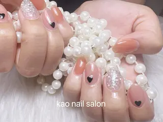 ネイル kao nail マグネット/長さだしのネイルデザイン