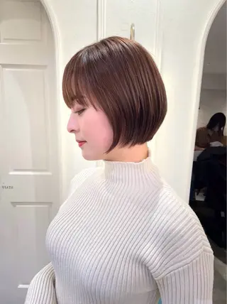 ショート ショート/ボブ 艶髪カラーTOSHIのヘアスタイル