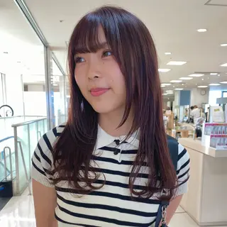 カラー Azu🩰/アレンジ /透明感カラー🎀/のヘアスタイル