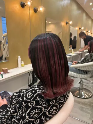 ミディアム 加賀谷 乙葉のヘアスタイル