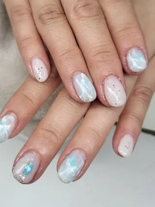 ショート J& Kのネイルデザイン