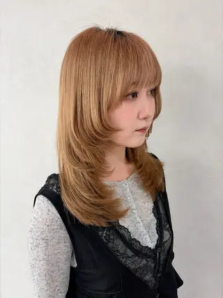 セミロング 🌼似合わせカラー / Misaki🌼のヘアスタイル