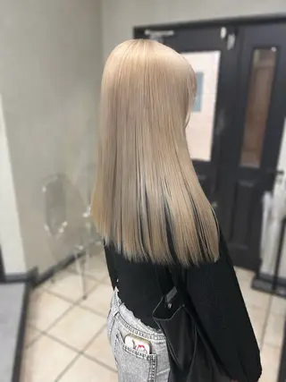 ロング ハイトーン髪質改善 🫧大阪/kanonのヘアスタイル