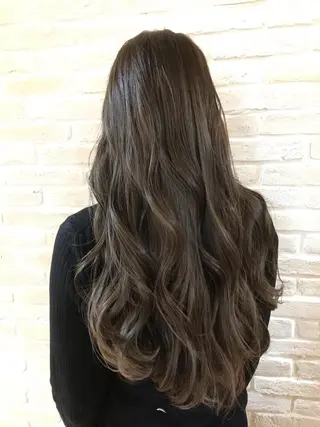 ロング カラー 福田 ジュンキのヘアスタイル