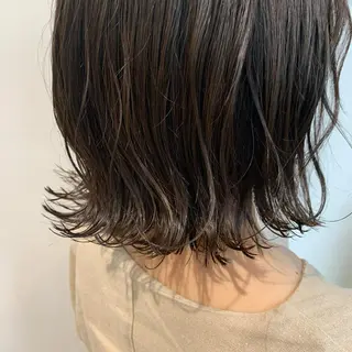 ミディアム カラー "小顔カット" Fuko.のヘアスタイル
