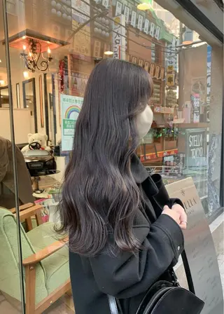 ロング カラー 矢野 晃平のヘアスタイル