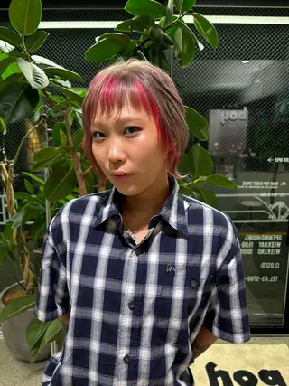 カラー kiyono moekaのヘアスタイル