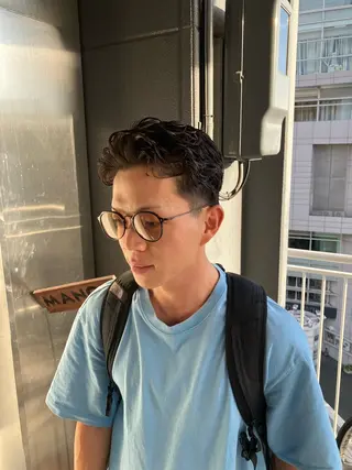 ショート パーマ メンズ Watarai Yuukiのヘアスタイル