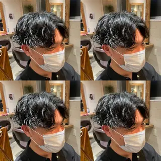 パーマ メンズ 優真/難波で 1番パーマが上手いのヘアスタイル