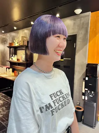 ショート カラー 圧倒的デザイン力 店長🎨RENAのヘアスタイル