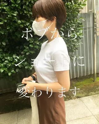 ショート 中野 恵脩のヘアスタイル