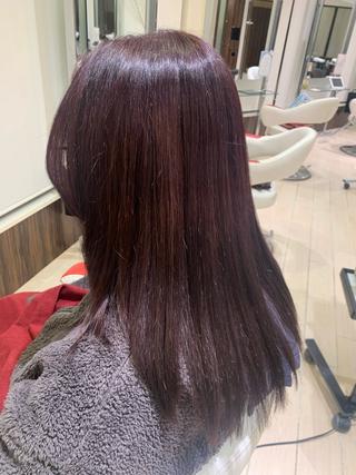 ロング カラー Earth  水沢店 平栗　優佳のヘアスタイル