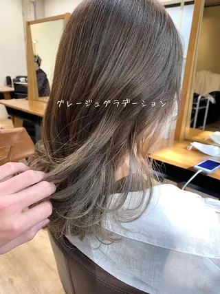 セミロング CASANE 大橋康智のヘアスタイル