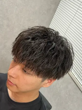 ミディアム パーマ 🌈予約の98%パ ーマ⭕️🌈福本のヘアスタイル