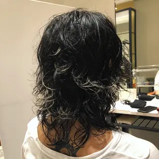 セミロング パーマ 髪質改善No.1🍀 🍀銀座🍀矢尾板のヘアスタイル