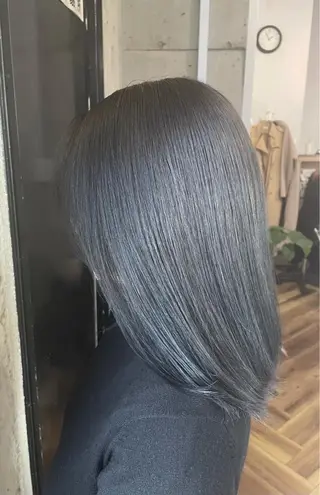 ミディアム カラー SHOTO ハイトー ン/ブロンドカラーのヘアスタイル