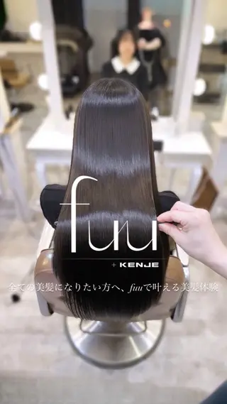 セミロング ゆうか🎀 艶カラー/エクステのヘアスタイル