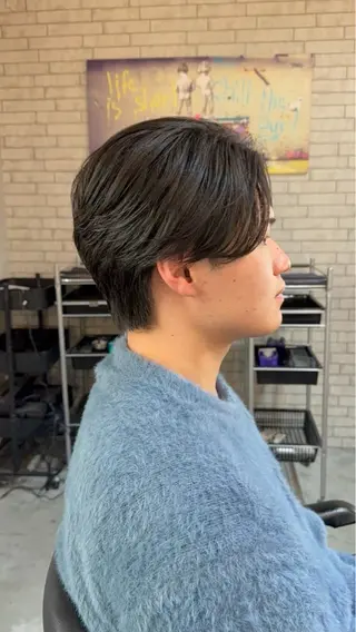 ショート ツイスパ/シャドウ 新井のヘアスタイル