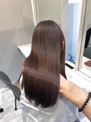 セミロング カラー 矢野 晃平のヘアスタイル