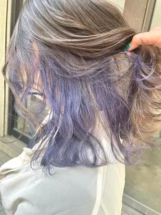 セミロング カラー mayo 🐄🌈のヘアスタイル