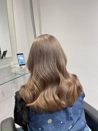 カラー ❤︎横浜❤︎うる艶 透明感カラー❤︎のヘアスタイル