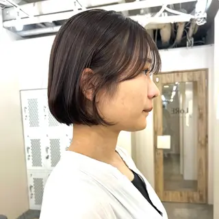 ショート 透明感カラー/顔周り 臼井逸美のヘアスタイル