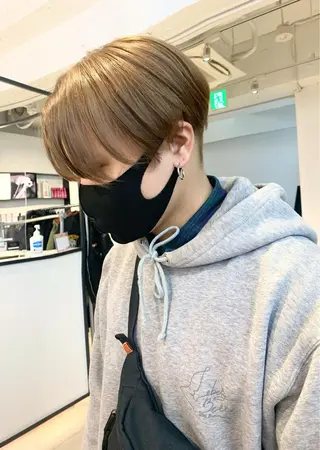 ショート カラー Kureha/ネイル トレンドヘアのマツエク・マツパデザイン