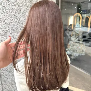 ロング カラー ヘアアレンジ ブリーチなしカラー /新百合ヶ丘/安形翔のヘアスタイル