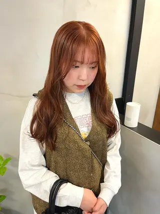 ロング カラー ena/ブリーチなし 透明感・レイヤー🎀のヘアスタイル