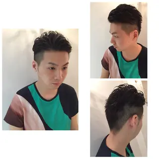 ショート メンズ 松永 雄樹のヘアスタイル