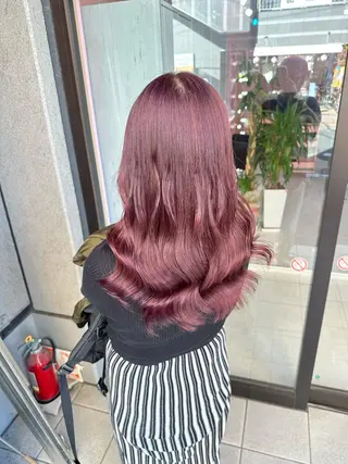 セミロング カラー 町田ブリーチ特化 MANATOのヘアスタイル