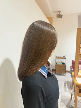 ミディアム 小鎗 乃愛のヘアスタイル
