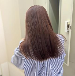 セミロング カラー 髪質改善/パーマ/ 暖色カラー❤Reiのヘアスタイル