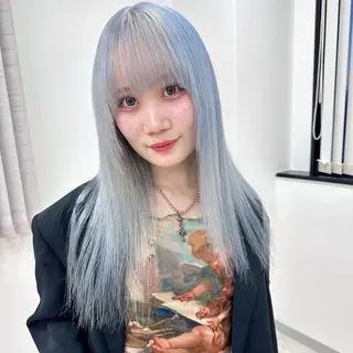 ロング カラー ヘアアレンジ TAKUMA⛓️ヘア × ファッション⛓️のヘアスタイル