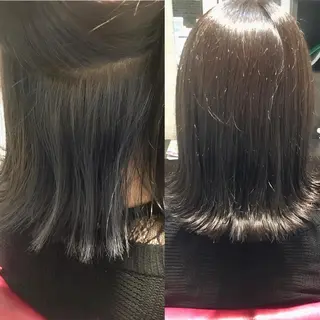 ミディアム カラー シムラ カイゲンのヘアスタイル