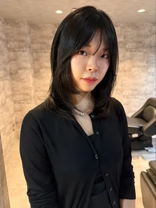 ミディアム カラー パーマ mai / linoah˚✧のヘアスタイル