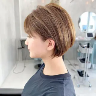 ショート カラー 👑ボブはお任せ ミヤノ👑のヘアスタイル