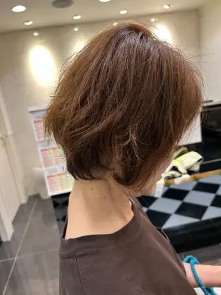 ショート パーマ 小田切 栄司のヘアスタイル