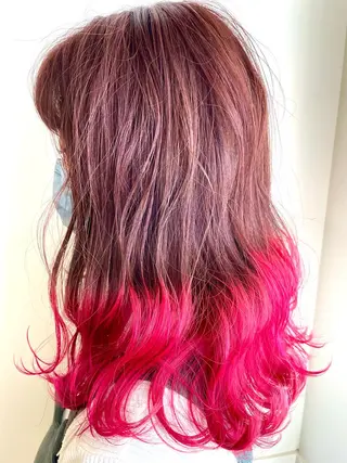 ミディアム カラー 《インナーカラー》 YAMADAのヘアスタイル