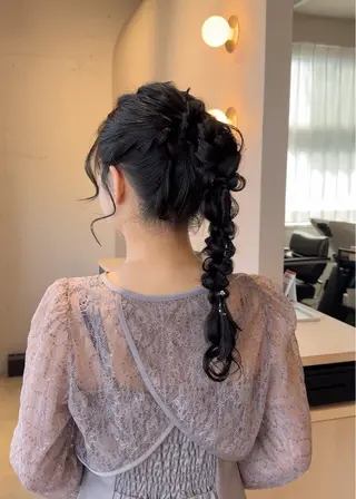 セミロング 大人のボブパーマ ˗ˋˏairiˎˊ˗のヘアスタイル