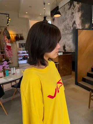 ミディアム テラダ ユウシン西金沢のヘアスタイル
