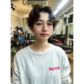 ショート パーマ ［girl］ MIKIのヘアスタイル