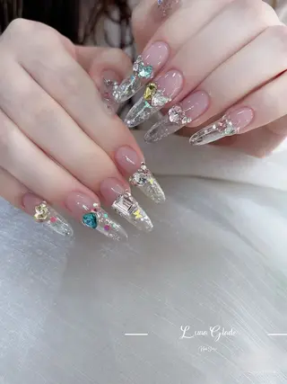 ロング カラー Luna Gladeのネイルデザイン
