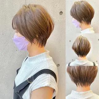 ショート 長谷川 駿のヘアスタイル