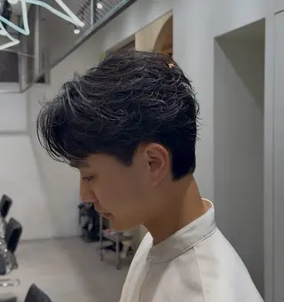 ショート パーマ fifth 菅崎愛斗のヘアスタイル